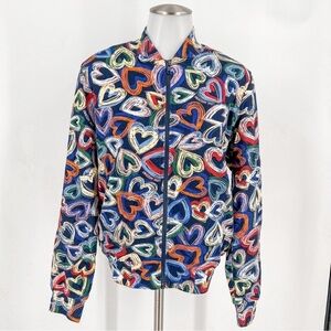 NWT Love Moschino bomber jacket with hearts design